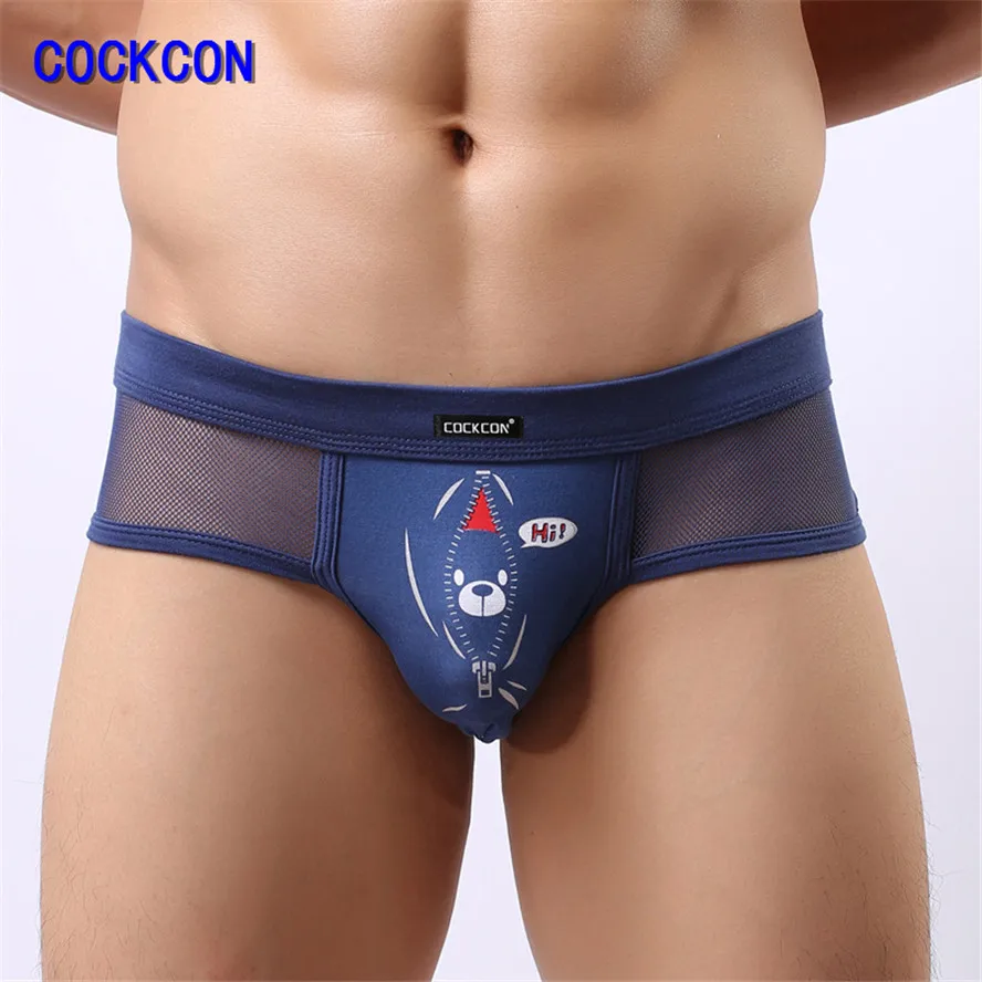 COCKCON 2017 Designed Low Waist Mens Nylon Briefs Men Sexy Penis Pouch Underwear Bikini Brief 650 |