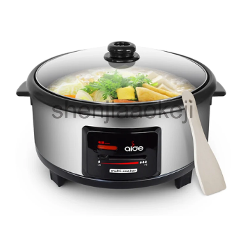 CHT60-A160C Commercial electric hot pot 220v 1600w multi-function non-stick home cooking hot pot hot pot Cooking pan Cookware 6L