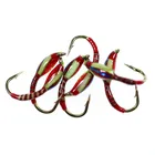 6 шт.лот, 1 см рыболовная приманка, гольян, качественная профессиональная плавающая наживка, соединенная наживка, черный или белый крючок