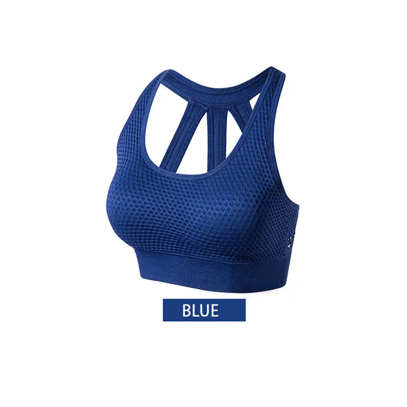 Push Up Sports Bra High Impact Running Padded Women Sexy Seamless Brassiere Sport Top For Yoga Fitness Workout Active Wear | Спорт и