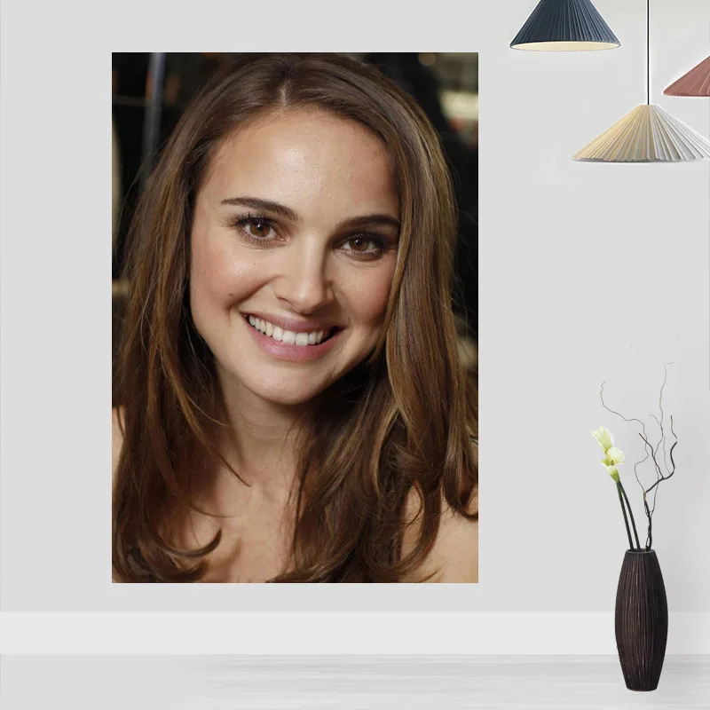 

Новое поступление, Натали, Портмен, планшетофон, современное Аниме/фильм/абстрактная прямоугольная искусственная ткань, настенное искусст...