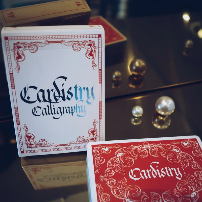 Cardistry каллиграфия Искусство Цветочная резка коллекция игральные карты для