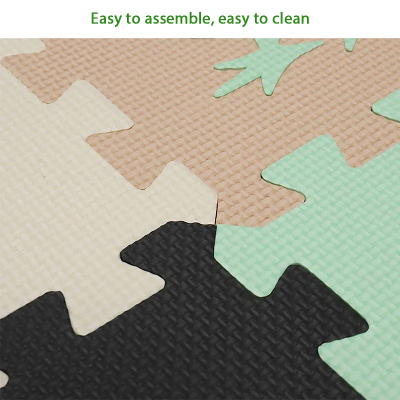 Детский коврик головоломка с животными EVA пены детский игровой шить детей