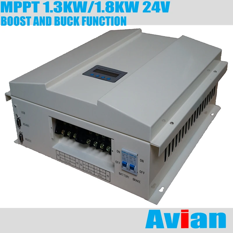 MPPT 1.3KW 1.8KW 24V ветряной солнечный гибридный контроллер одобренный CE бесплатное