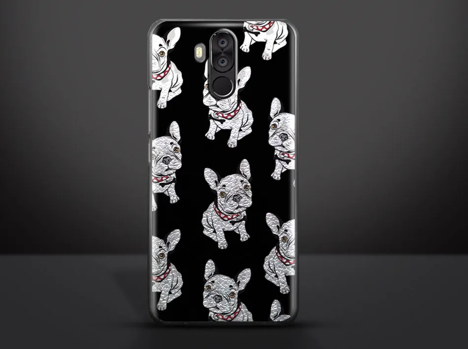 Patterned Cases Oukitel K6 Case Hard Plastic Cases For Fundas Oukitel K6 Moblie phone 6.0" Covers Oukitel K6 Black Back Cover