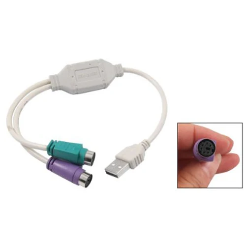 Промо-акция! Горячая Распродажа USB к PS/2 клавиатура переходник для мыши кабель