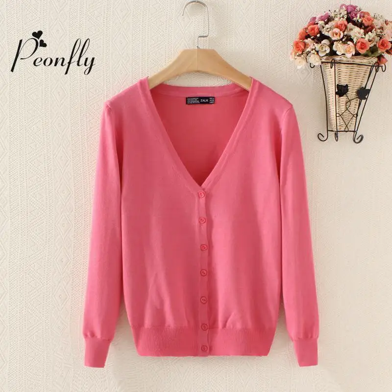 20 твердых цвета новым свитером женщин кардиган пиджак женский связала свитер
