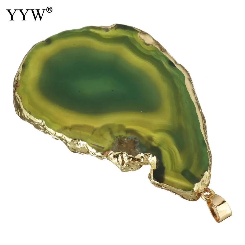 Hot Sale Natural Agates Pendant Stone Connector Irregular Open Geode Connectors Jewelry | Украшения и аксессуары