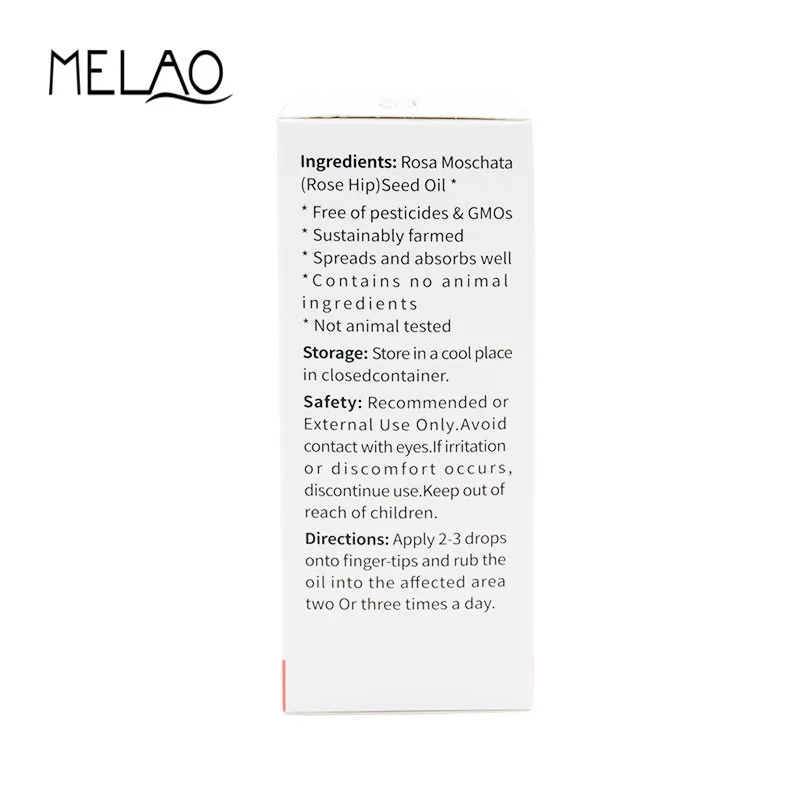 Органический чистый 100% шиповник эфирное масло Melao 118 мл розовый эфирные масла Aceites