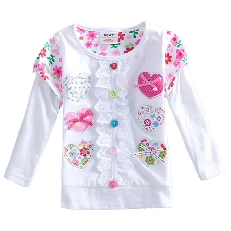 Футболка для девочек VIKITA футболка с длинным рукавом 2018|girls shirts|children t-shirtgirl t-shirt |