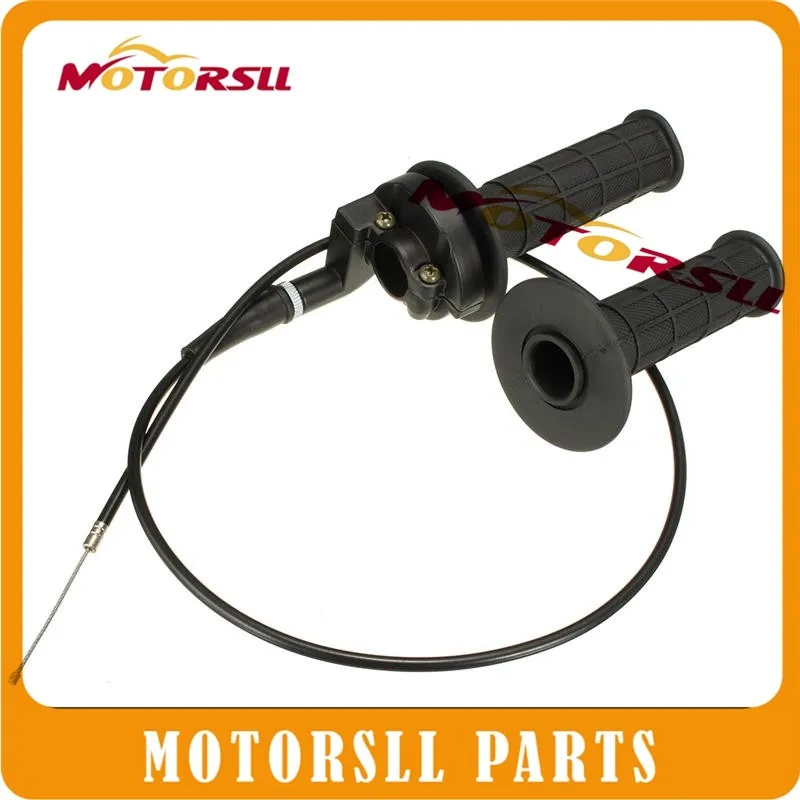 

1 Pair 22mm Throttle Grips Twist Cable For Pit Dirt Bike electyric scooter 49cc 50cc 160cc