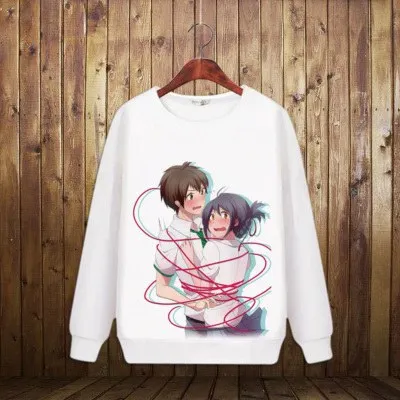 12 Костюмы для косплея из аниме «You Name kimi no na wa», миямидзу мицуха, толстовки с капюшоном, Tachibana Taki, причудливые Топы с капюшоном - Цвет: 12