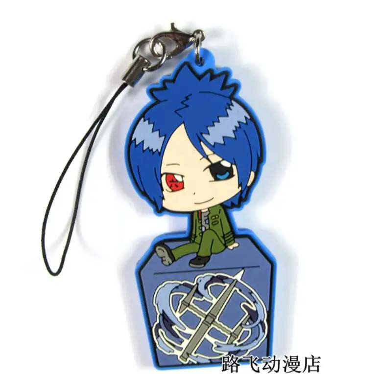 3 HITMAN REBORN Original Japanese anime figure rubber Silicone sweet smell mobile phone charms keychain strap - Цвет: 3
