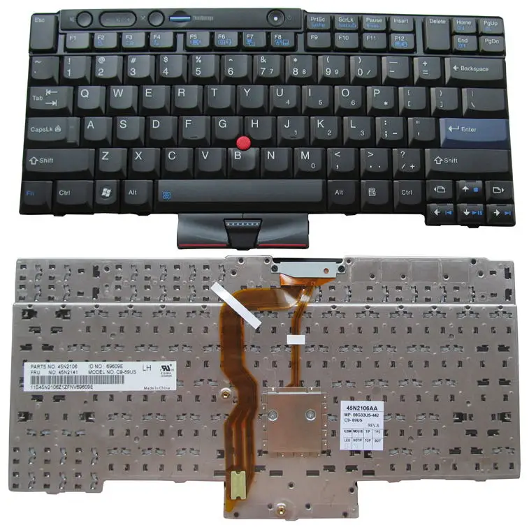 Новая сменная Клавиатура для ноутбука LENOVO X220 T410 T510 W510 T420S T520 X220I T410I T400S клавиатура