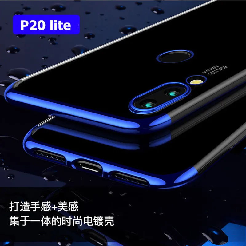 Силиконовый чехол с покрытием из термополиуретана для huawei P30 Pro P20 Lite P Smart плюс + 2019