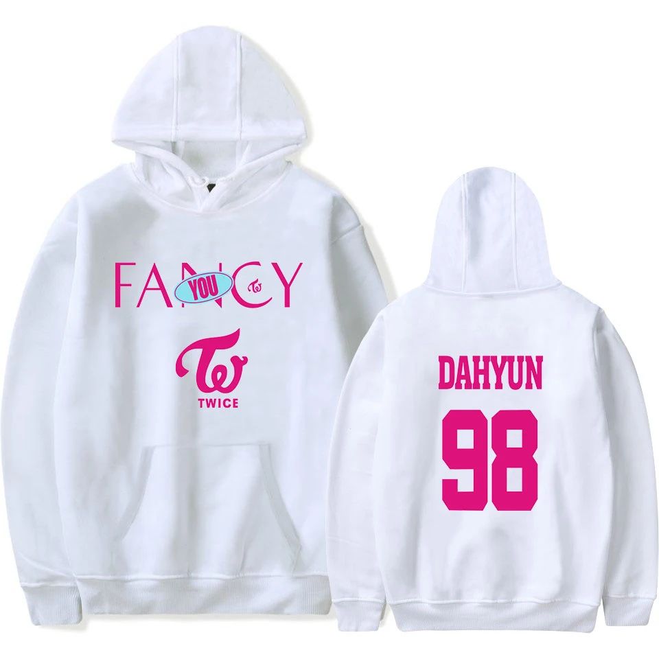 Новые модные мужские худи с принтом теплые Harajuku Свободные женские DAHYUN 98 для