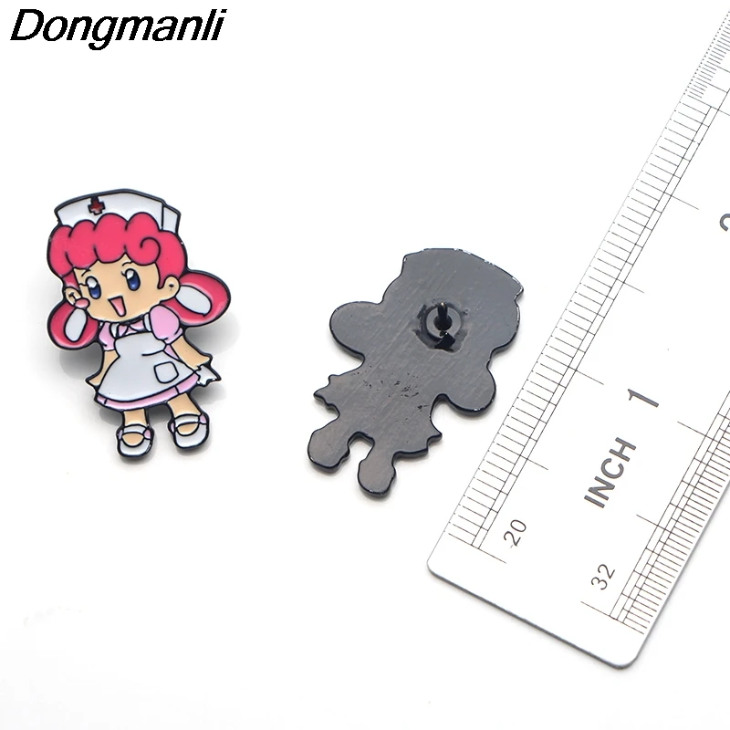 P3585 Dongmanli сестра Джой металлические значки с логотипом и броши для женщин модные