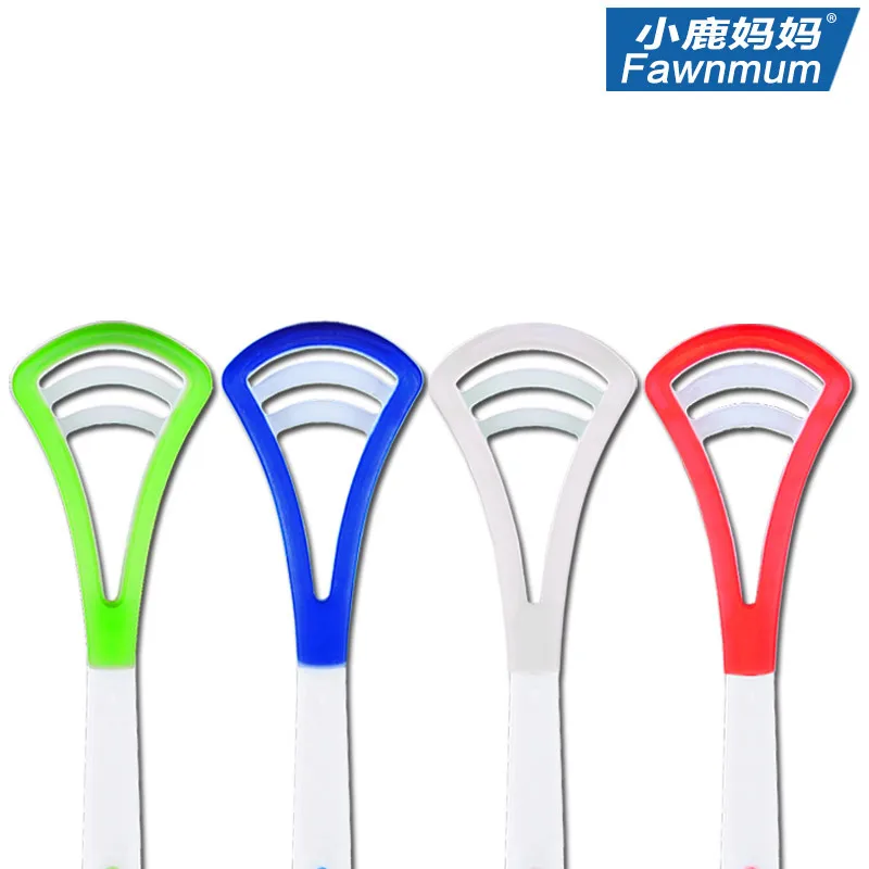 Скребок для языка свежего дыхания щетка чистки скребок гигиены полости рта 1 шт. 4