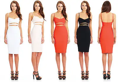 Thefound модное женское БЕЗРУКАВНОЕ Бандажное обтягивающее вечерние сексуальные