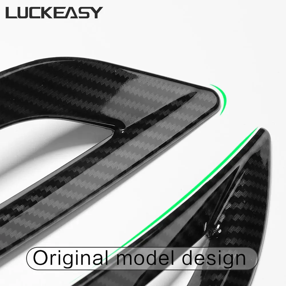 Автомобильный задний противотуманный фонарь LUCKEASY декоративная крышка для Tesla Model