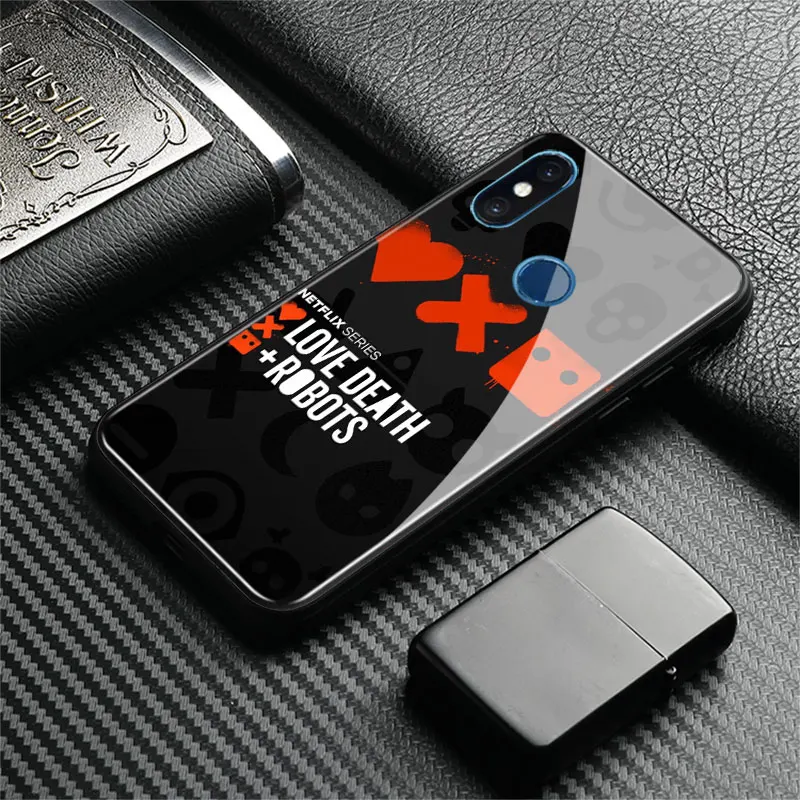 Love Death Robots, серия ТВ, мягкий силиконовый чехол из закаленного стекла для Xiaomi mi 8 9 SE mi x 2 2s 3 Red mi Note 5 6 7 8 Pro