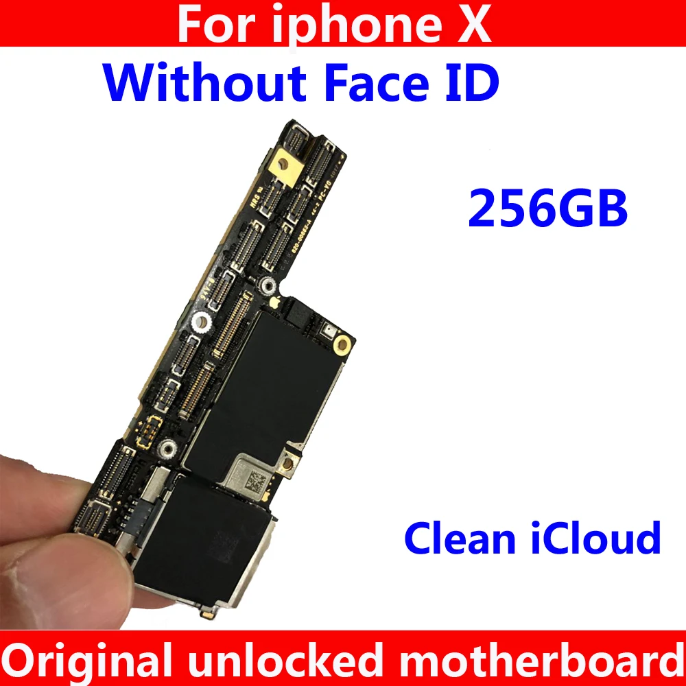 Оригинальная разблокированная материнская плата для iphone X системная IOS 256 ГБ без