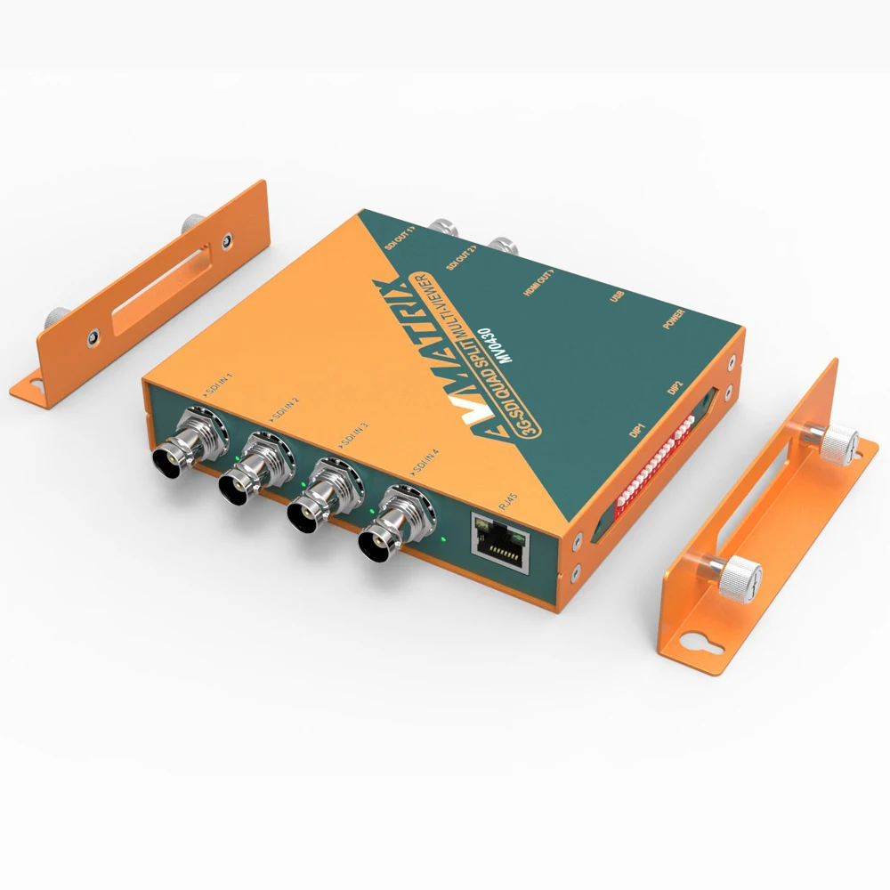 AVmatrix MV0430 4 канальный 3G SDI Multiviewer преобразователь масштабирования и в