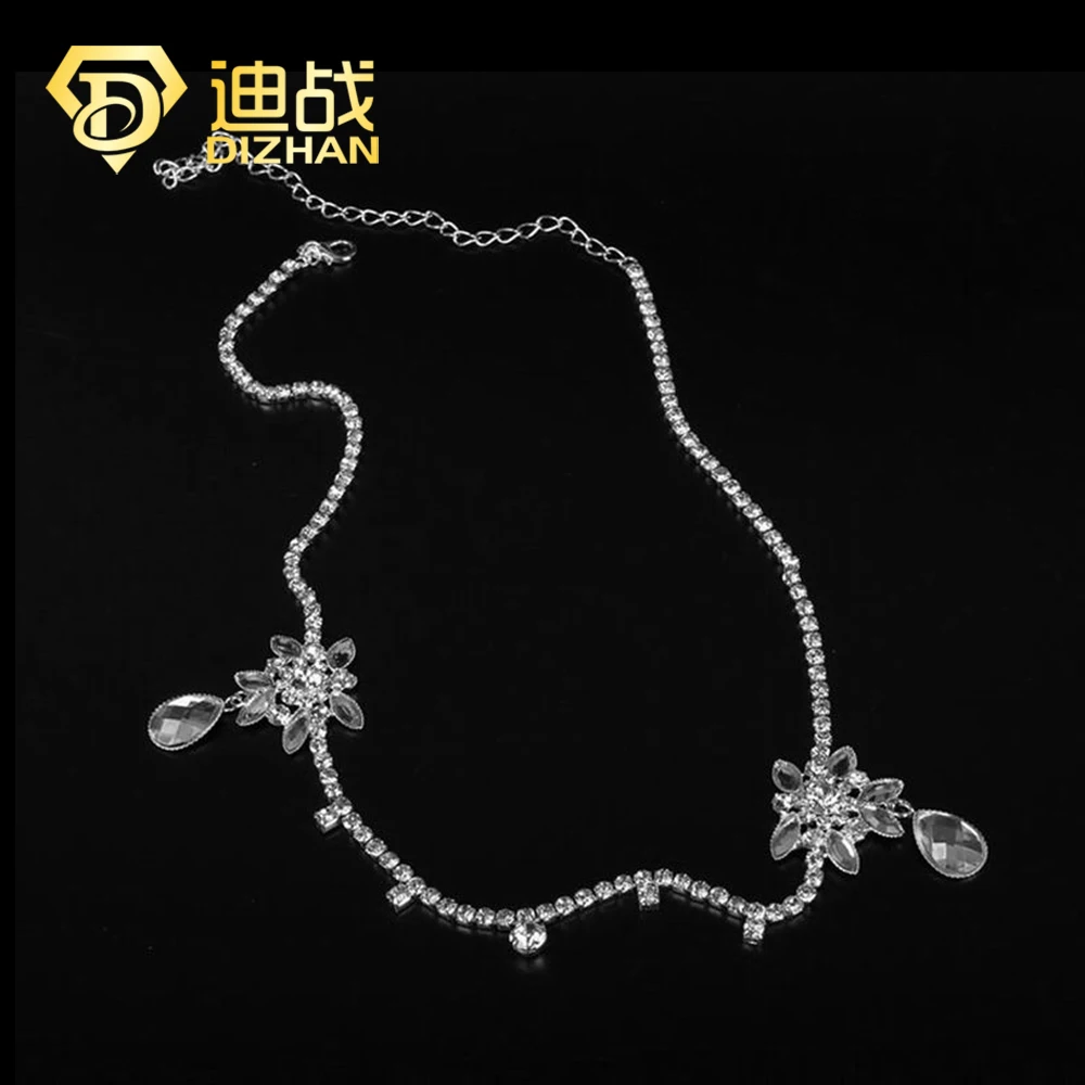 Богемная королевская Хрустальная цепочка на голову принцессы Хрустальный