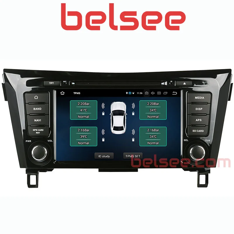 Belsee Android 8,0 головное устройство авто радио Авторадио автомобильный мультимедийный DVD для Nissan X-Trail Qashqai Rogue 2013