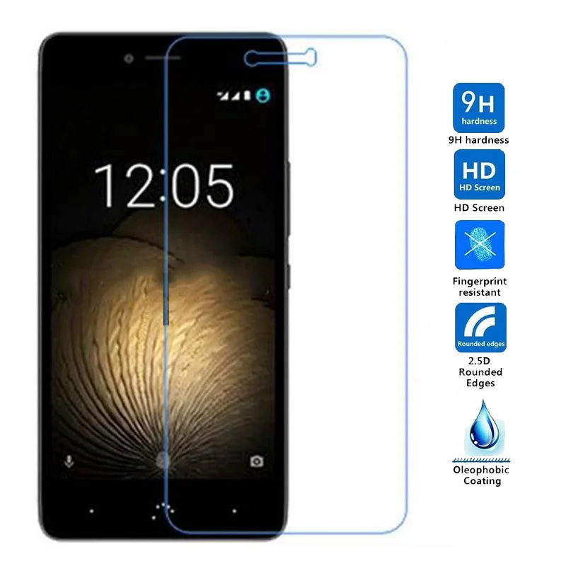 2.5D .03 мм 9H Защитная пленка для экрана закаленное стекло BQ Aquaris U X Pro X5 Plus X5S E6 E5 E4 E4.5 U2