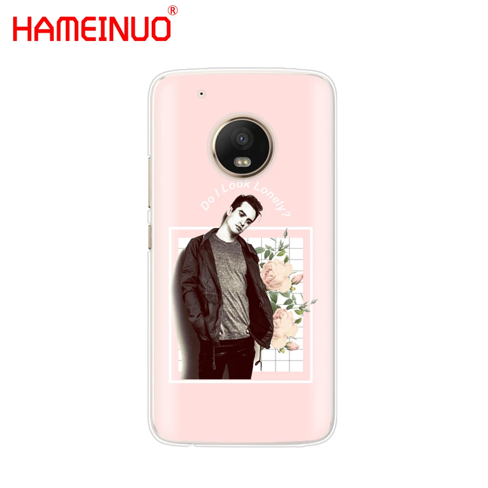 HAMEINUO brendon урие Panic At The Disco чехол для телефона Motorola Moto X4 E4 C G6 G5 G5S G4 Z2 Z3 PLAY PLUS|Бамперы| |
