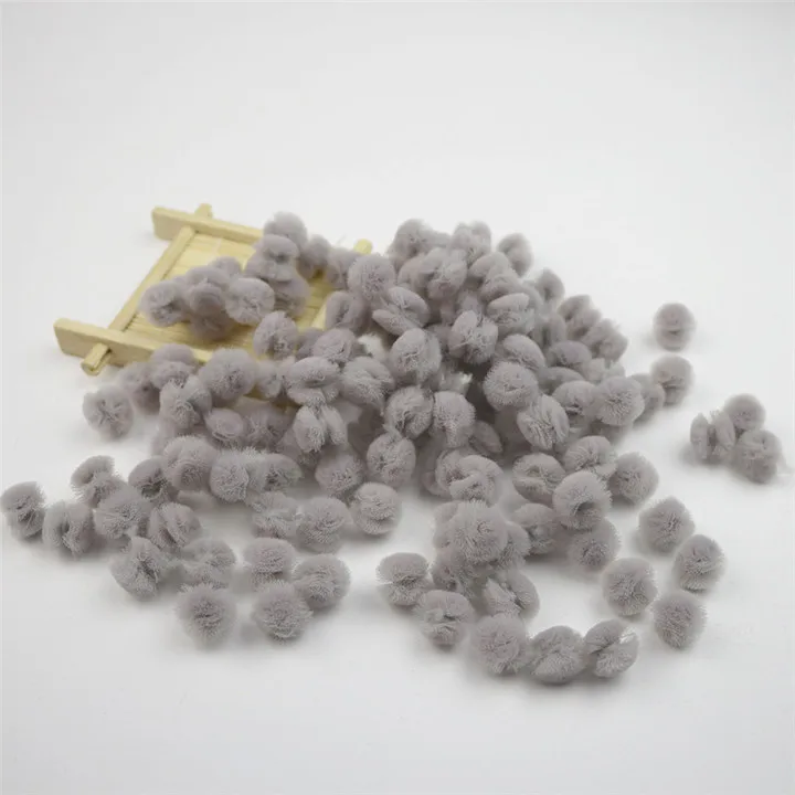 Gray Yarn Balls 100 шт кружева сетки цветок Шары Марли материал корпуса DIY Свадебный декор Пряжа шары головные уборы ювелирные изделия серьги украшения Аксессуары - Цвет: Gray Yarn Balls