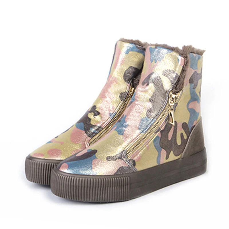 Лидер продаж обувь женские ботинки однотонные мягкие милые зимние на плоской