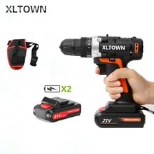 XLTOWN 21 В аккумуляторная электрическая отвертка с 2 батареями