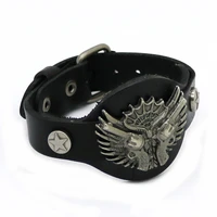 fashion jewelry alloy pistol mens bracelet high quality retro bracelet rock gothic belt buckle christmas gift bracelet bracelet