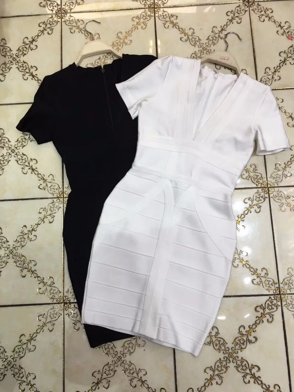 Высокое качество короткий рукав летняя Клубная одежда вечерние платья женское