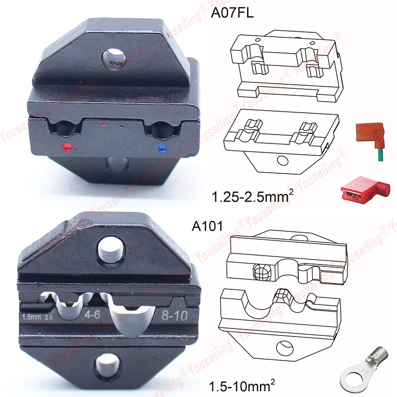 Обжимной инструмент челюсти обжимной рот собирает обжимные аксессуары