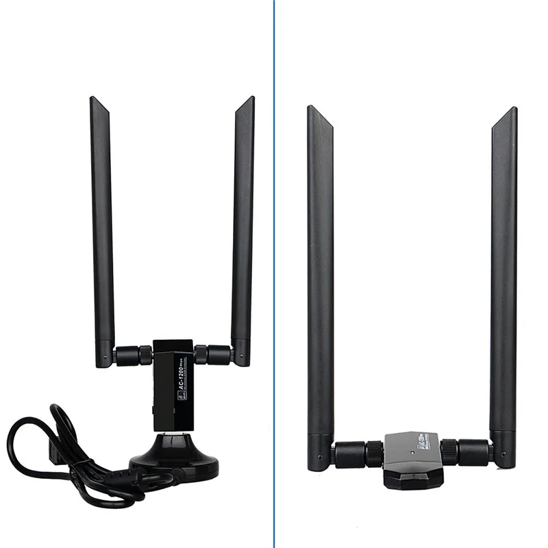 Беспроводной сетевой карты USB 3,0 Dual Band 2,4 ГГц 5 ГГц 1200 Мбит Long Range AC1200 802.11ac адаптер Wi-Fi антенны