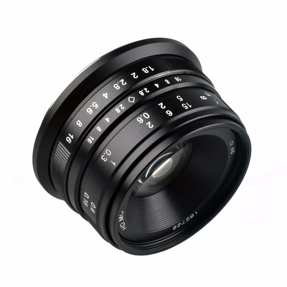 Lightdow 25 мм F1.8 ручная основная линза для Sony E Mount/FX Mount/для камер Micro 4/3 A6500 A6300 X A1 A2 G1 G3 G4