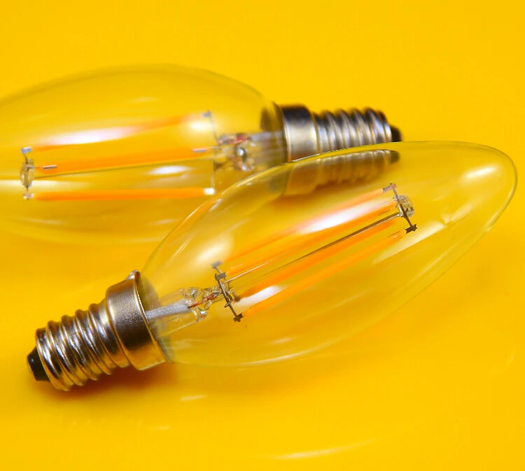 Бесплатная доставка винтажная лампа в ретро стиле с регулируемой яркостью E14 2 Вт