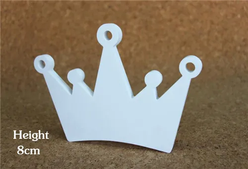 crown sangdong Искусственные вырезанные из дерева высота 8 см буквы цифры используются для украшения дома белые буквы и подарки, свадебные украшения - Цвет: crown sangdong