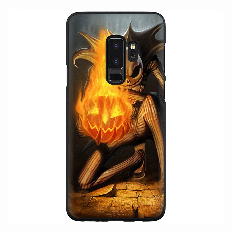 B4 Кошмар Тим Бертон Хэллоуин Джек силиконовый чехол для телефона для Samsung Galaxy S6 S7 край S8 S9 S10 плюс S10e M10 M20 M30 Note 8, 9 - Цвет: B4