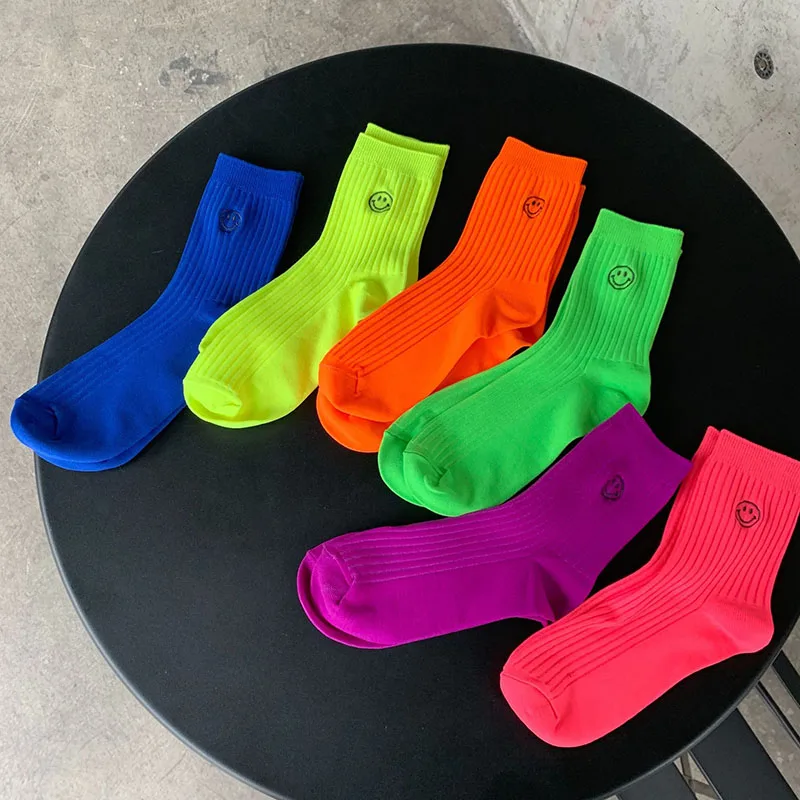 Носки женские яркие дышащие весна-лето | Женская одежда