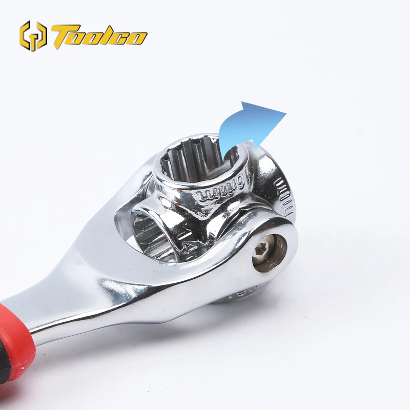 Toolgo Новый 48 В 1 Многофункциональный гаечный ключ с тигром 360 градусов 8 19 мм