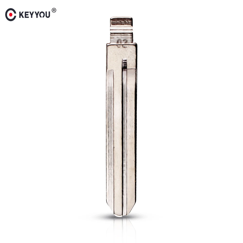 KEYYOU NO.02 металлический пустой дистанционный ключ для Toyota Corolla Crown Camry high Lander Vios Fukuda