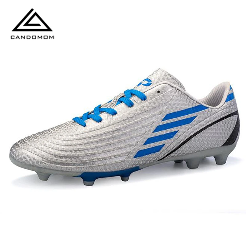 CANDOMOM модная новинка Детская футбольная обувь резиновая для газонов спортивная