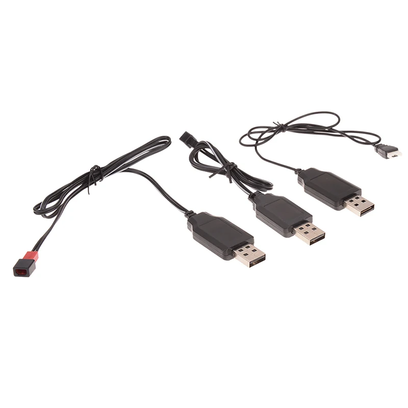 

New 3.7V Battery Usb Charger Sm-2p Jst Xh2.45 X5 For Rc Helicopter Quadcopter Toy