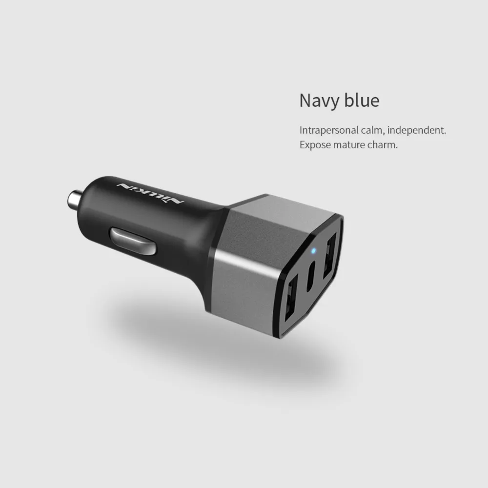 3 в 1 NILLKIN 3 порта двойной Переходник USB для зарядки в машине micro type-C автомобильное зарядное устройство для xiaomi для samsung pixel для iPad oneplus 3t 5