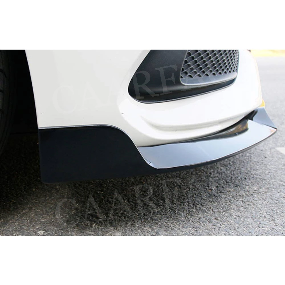 3 шт./компл. ABS черный спереди губ спойлер для Benz ClA класс W117 CLA200 CLA220 CLA260 CLA45 AMG бампера