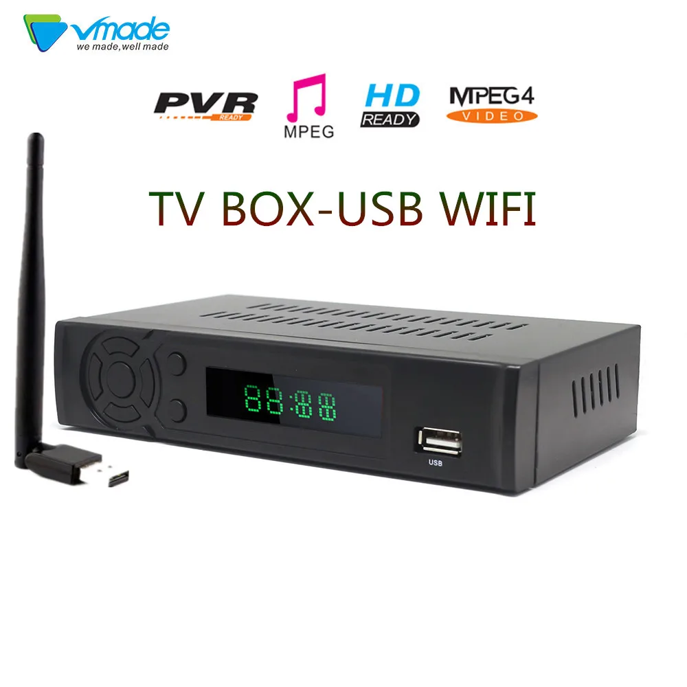 Vmade телевизионная приставка DVB T2 8939 FULL HD 1080P T наземный приемник Поддержка Lan RJ45 MPEG2/4